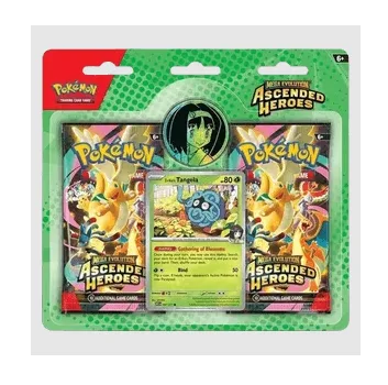 Pokemon TCG: Ascended Heroes - Erika's Tangela 2-Pack Blister