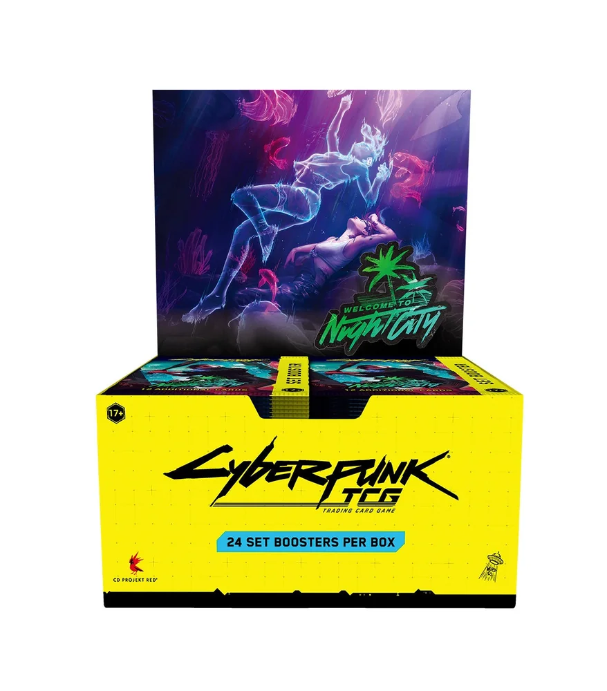 Cyberpunk TCG: Welcome to Night City Booster Display (anglický)