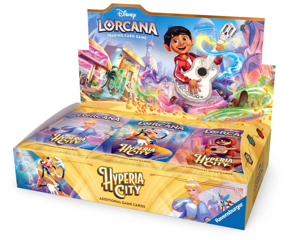 Disney Lorcana: Hyperia City Booster Box (anglický)